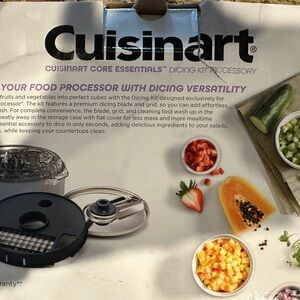 Cuisinart Food Processor Dicing Accesory